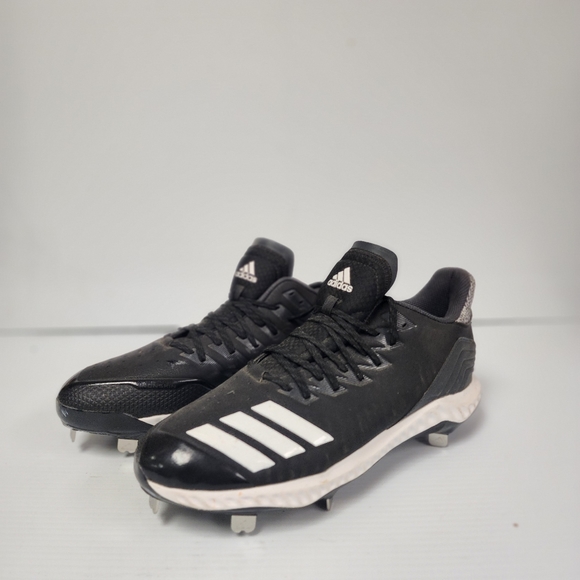 NWOB Adidas Icon Bounce Black Metal Baseball Cleats CG5241 Size 11 - Picture 5 of 12